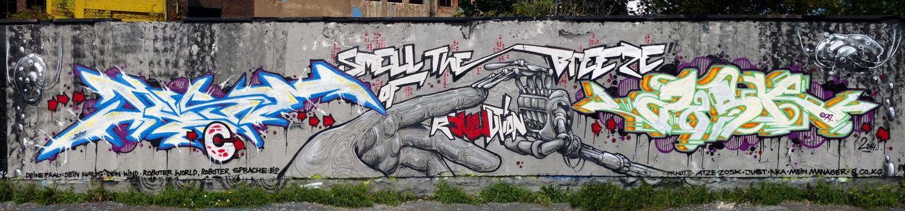 Graffiti Wall - Photo by Oldschool - Zosk79, Dr.Hot, Just