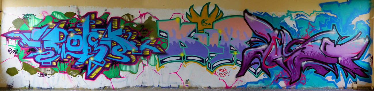 Graffiti Wall - Photo by Oldschool - Zosk79, Kur, Just