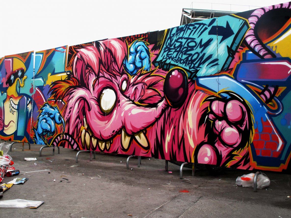 Graffiti Wall - Photo by Oldschool