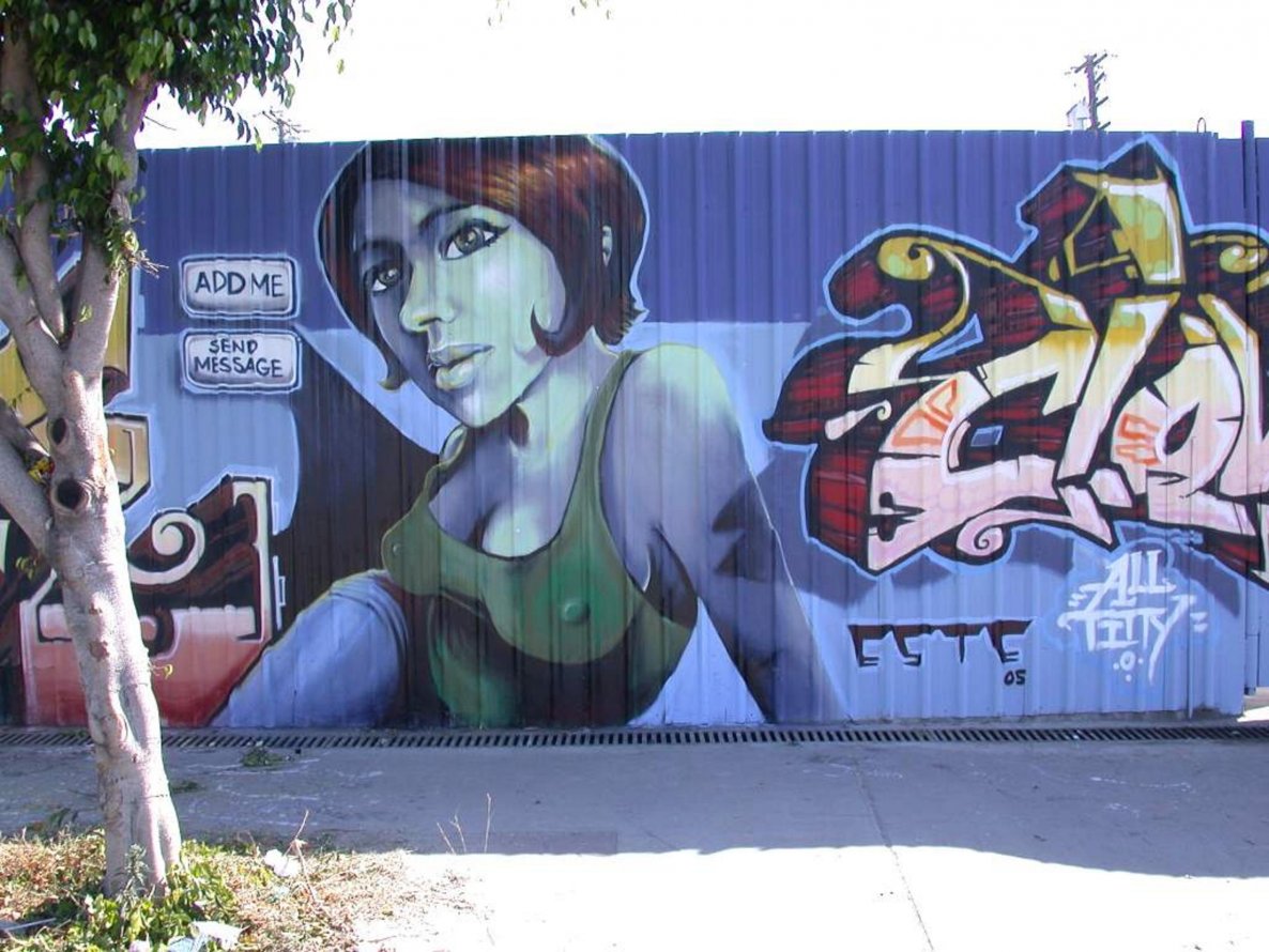 Graffiti Wall in San Diego - Photo by Oldschool