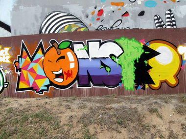 Graffiti Wall in Lissabon - Photo by Oldschool