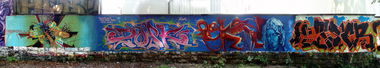 Graffiti Wall in Jena - Photo by Oldschool