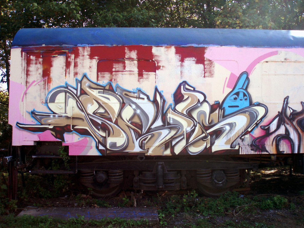 Graffiti Train in Jena - Photo by Oldschool - Seim