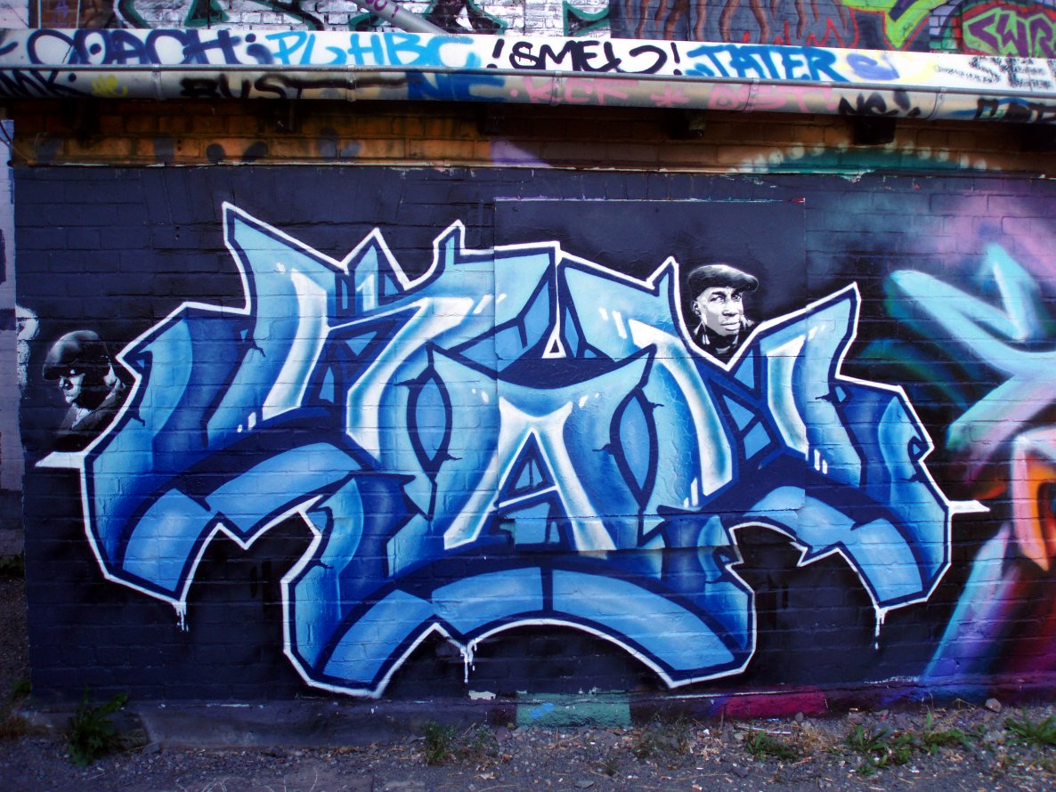 Graffiti Wall in Jena - Photo by Oldschool - Kan