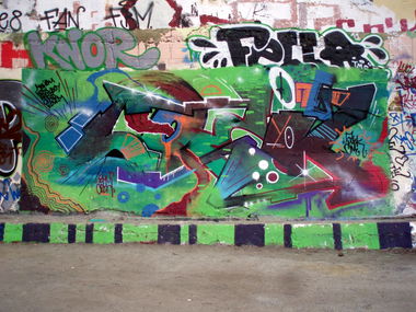 Graffiti Wall in Berlin - Photo by Oldschool - SOEK, CEND, MALIBU