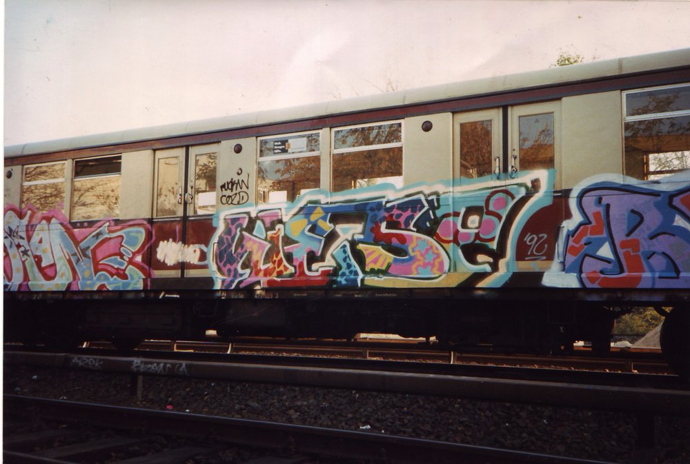Graffiti Train - Photo by Oldschool - WESP