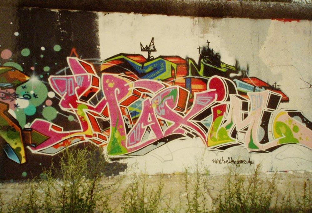 Graffiti Wall in Berlin - Photo by Oldschool - MAXIM