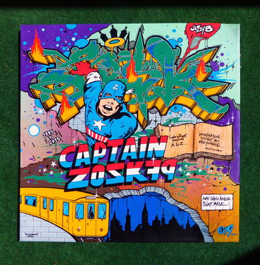 Graffiti Artwork - Photo by Oldschool - ZOSK79, KOMA, SÜRF (2015)