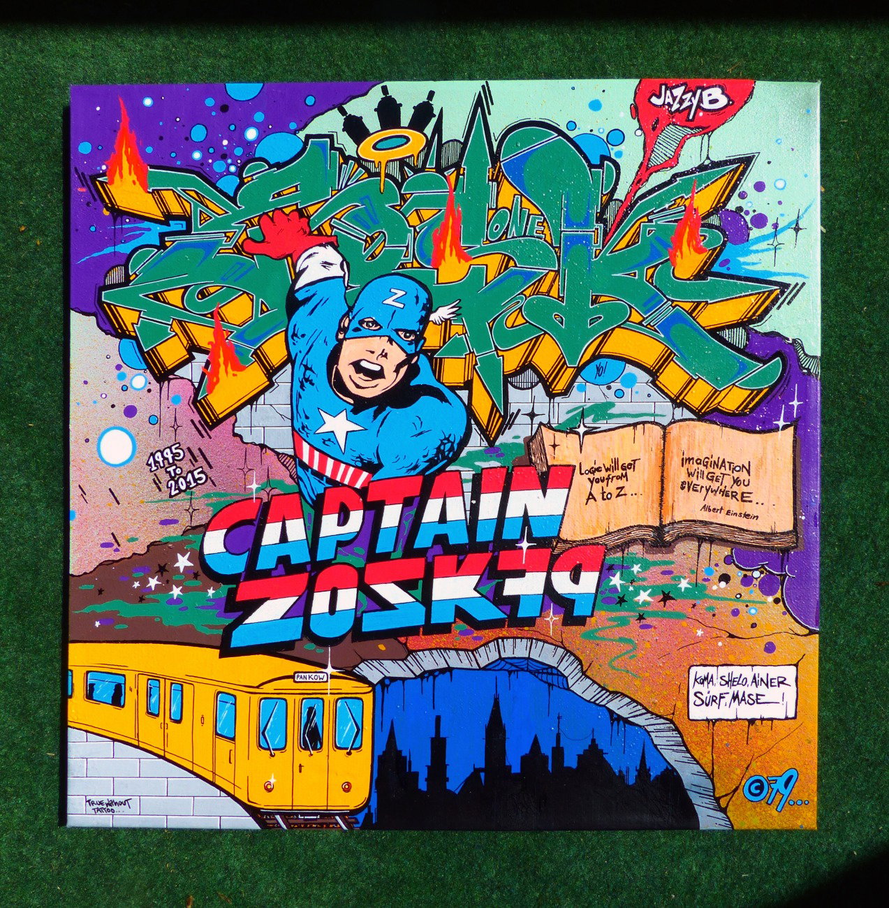 Graffiti Artwork - Photo by Oldschool - ZOSK79, KOMA, SÜRF (2015)