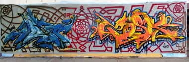 Graffiti Wall in Erfurt - Photo by Oldschool - Just, Dr.Hot, Zosk79 (2015)