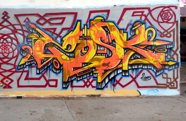 Graffiti Wall in Erfurt - Photo by Oldschool - ZOSK79 (2015)