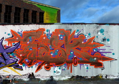 Graffiti Wall in Erfurt - Photo by Oldschool - Zosk79 (2015)