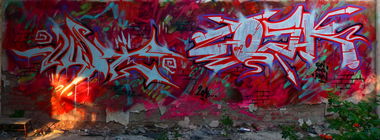Graffiti Wall in Erfurt - Photo by Oldschool - Zosk79, Just