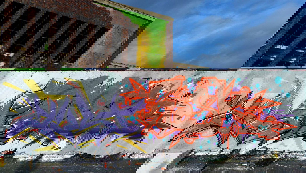 Graffiti Wall in Erfurt - Photo by Oldschool - Just, Zosk79 (2015)