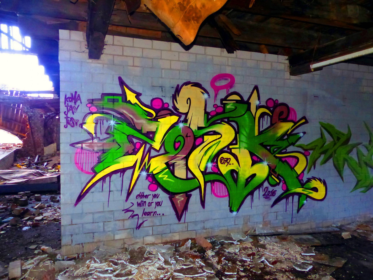 Graffiti Wall in Warschau - Photo by Oldschool - ZOSK79 (2016)