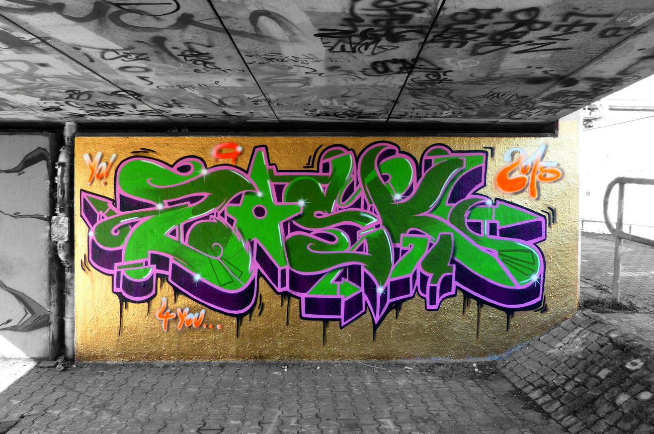Graffiti Wall - Photo by Oldschool - ZOSK79 (2015)