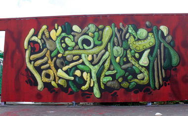 Graffiti Wall in Lerum - Photo by Ollio - Ollio, Stenkullen, Stonehill (2013)