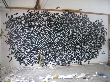 Graffiti Wall in Gothenburg - Photo by Ollio - ollio, abstract, black (2011)