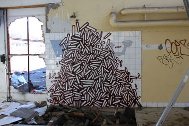 Graffiti Wall in Gothenburg - Photo by Ollio - abstract, ollio, trash (2011)