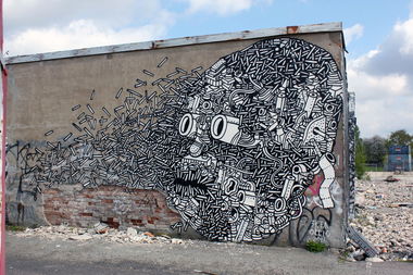 Graffiti Street Art in Gothenburg - Photo by Ollio - ollio, ekta, abandoned (2011)