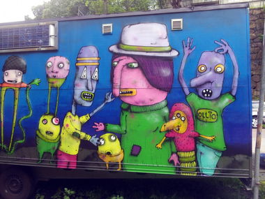 Graffiti Street Art in Gothenburg - Photo by Ollio - ollio, character, characters (2013)