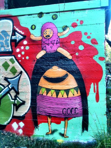 Graffiti Wall in Gothenburg - Photo by Ollio - ollio, character, characters (2011)