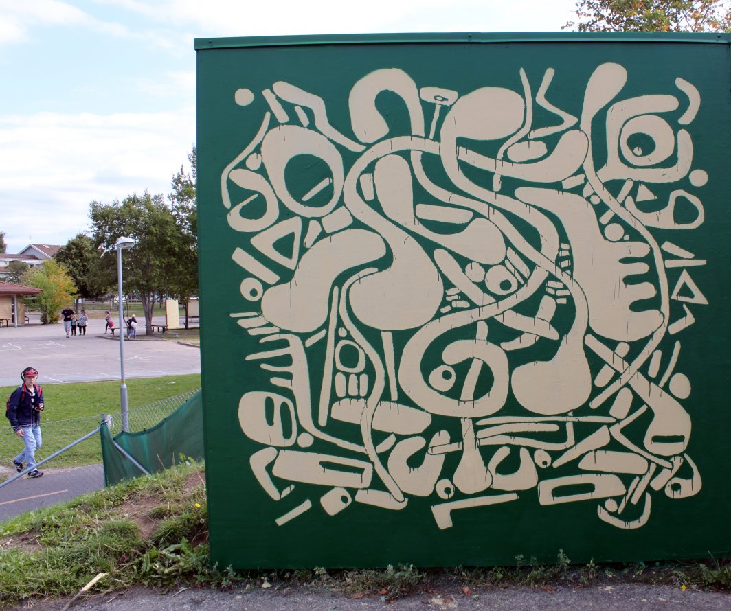 Graffiti Artwork in Lerum - Photo by Ollio - ollio, abstract, abstraction (2013)