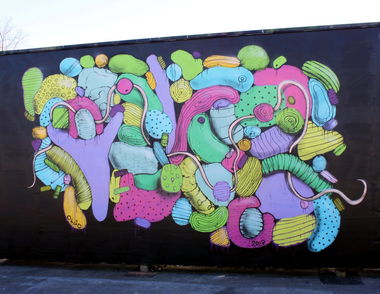 Graffiti Artwork in Lerum - Photo by Ollio - ollio, abstract, abstraction (2012)