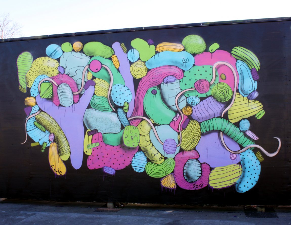 Graffiti Artwork in Lerum - Photo by Ollio - ollio, abstract, abstraction (2012)