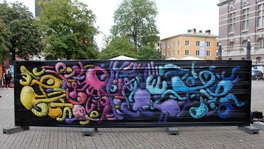 Graffiti Wall in Norrköping - Photo by Ollio - ollio, jam, round2aboutgraffiti (2013)