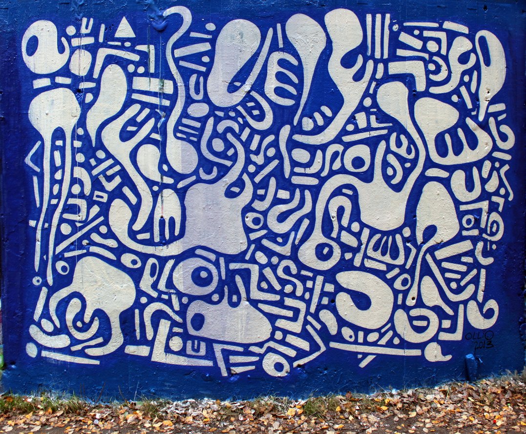 Graffiti Wall in Sweden - Photo by Ollio - ollio, abstract (2013)
