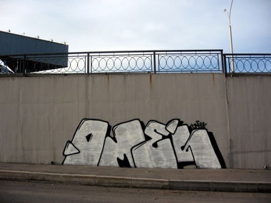Graffiti Bombing - Photo by Omeqad