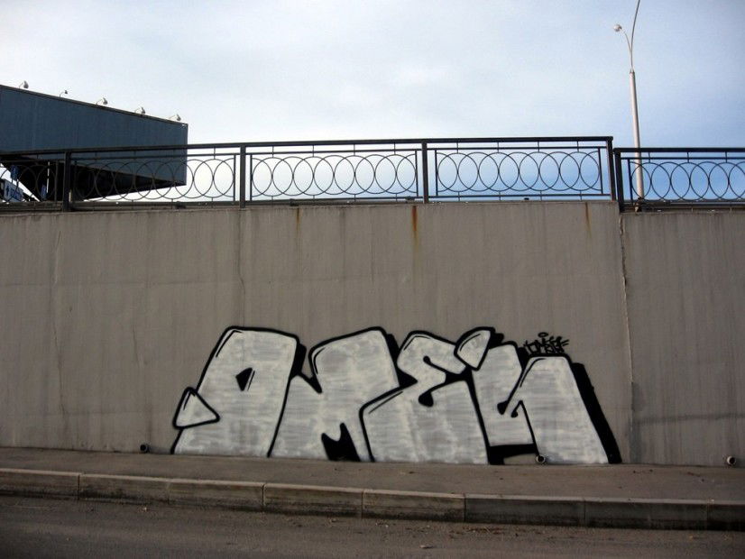 Graffiti Bombing - Photo by Omeqad