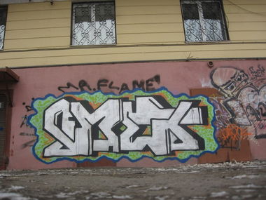 Graffiti Bombing - Photo by Omeqad