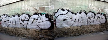 Graffiti Bombing - Photo by Omeqad