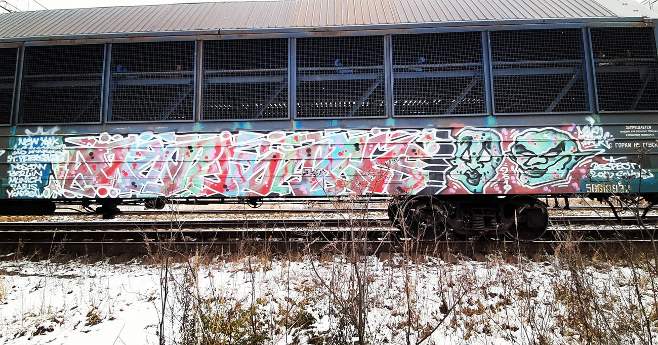 Graffiti Train - Photo by Omeqad92Ural