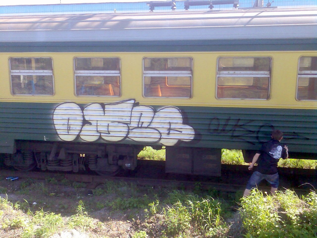 Graffiti Train - Photo by Omeqad92Ural