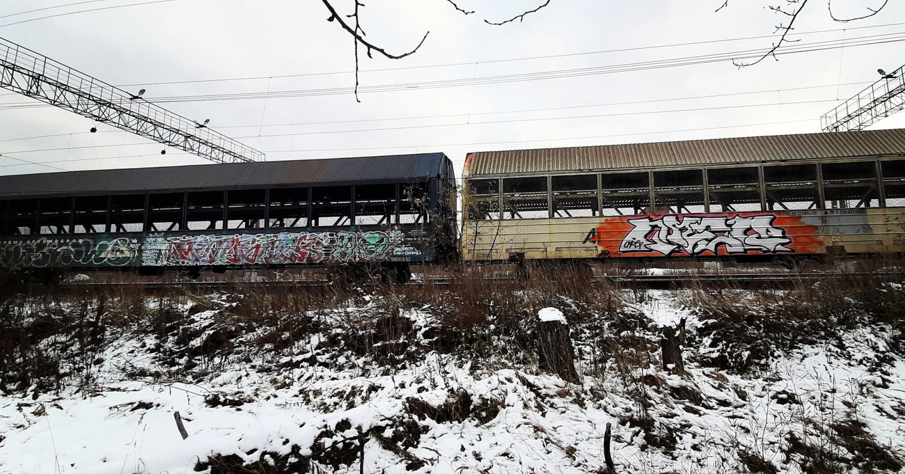 Graffiti Train - Photo by Omeqad92Ural