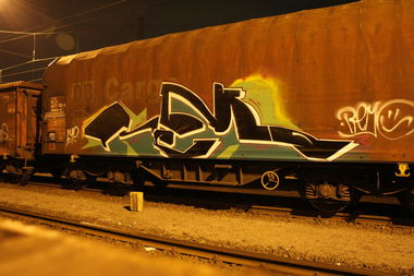 Graffiti Train in Hagen - Photo by Omereno (2013)