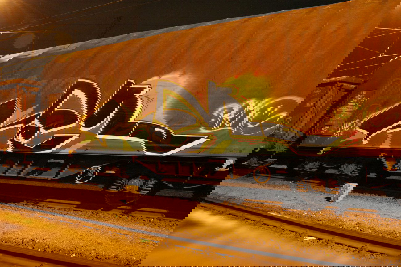 Graffiti Train in Hagen - Photo by Omereno (2013)