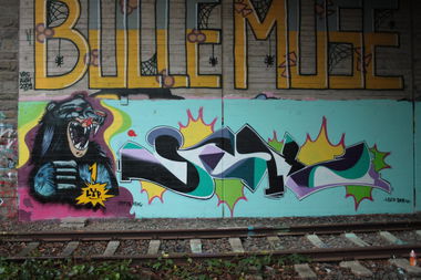 Graffiti Wall in Wuppertal - Photo by Omereno (2012)