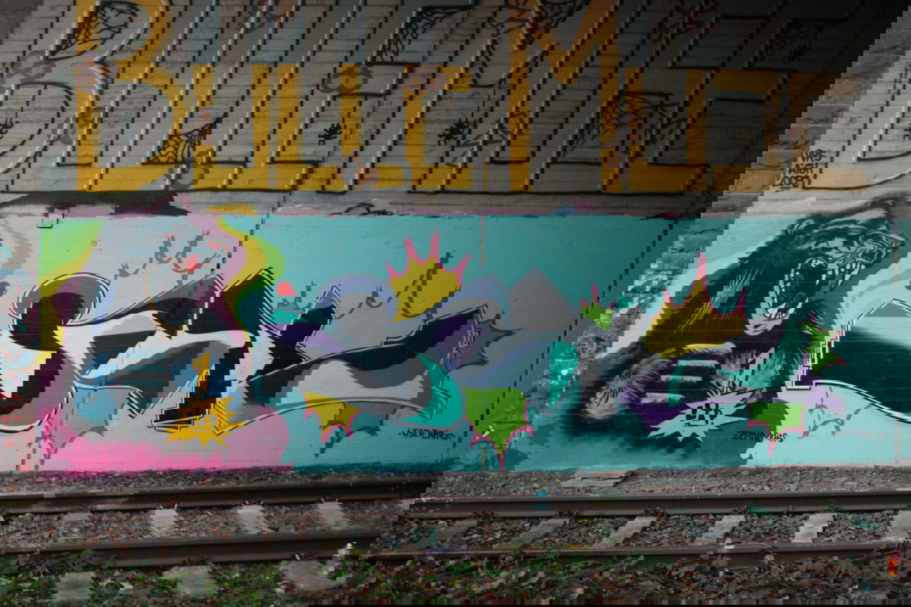 Graffiti Wall in Wuppertal - Photo by Omereno (2012)