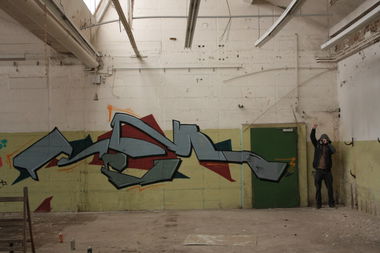 Graffiti Wall in Wuppertal - Photo by Omereno (2013)