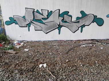 Graffiti Wall in Wuppertal - Photo by Omereno - Remo (2014)