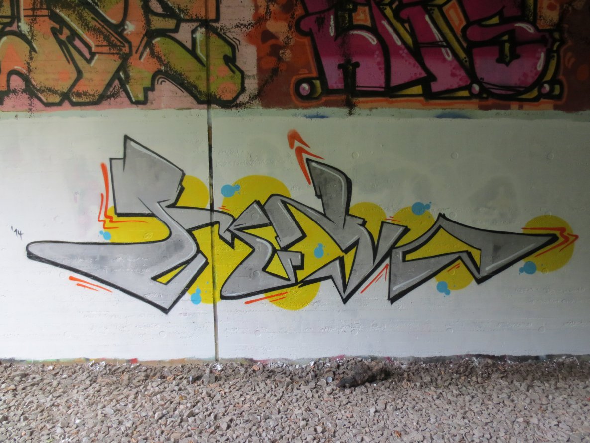 Graffiti Wall in Wuppertal - Photo by Omereno - Remo (2014)