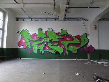 Graffiti Wall in Wuppertal - Photo by Omereno - Remo (2015)