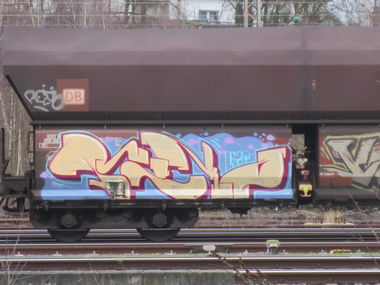 Graffiti Train in Timbuktu - Photo by Omereno