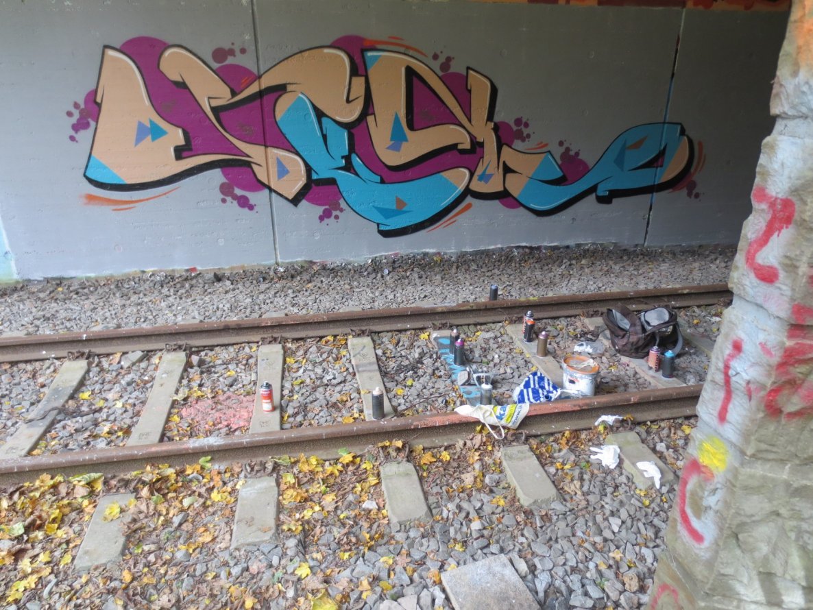 Graffiti Wall in Wuppertal - Photo by Omereno - Remo (2014)