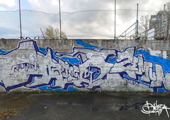 Graffiti Wall in Belgrade zemun - Photo by Omerta89 - wildstyle, chrome, belgradegraffiti (2023)