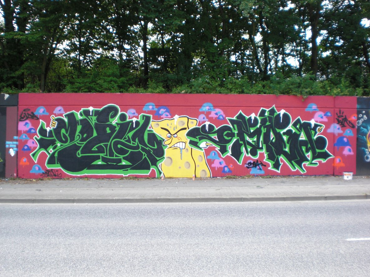 Graffiti Wall in Neuss - Photo by Omra79 - Mobil.Omra (2010)